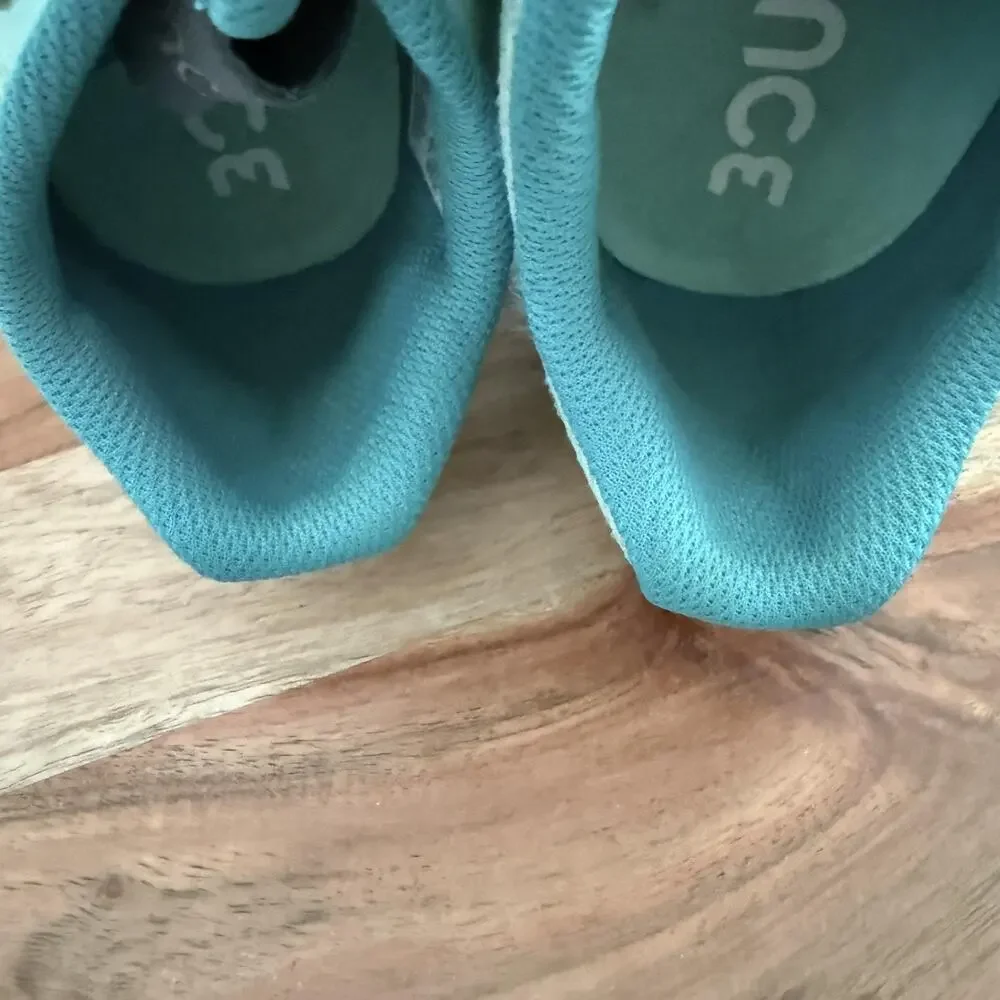 Adidas Aerobounce Shoes Womens‎ Size 8.5 Teal Mint Running Mesh Bounce Sneakers
